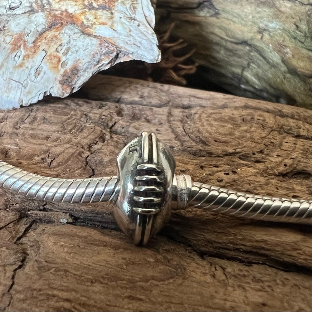 Authentic Pandora Football Ball Charm in Silver Sports 790384 Fut